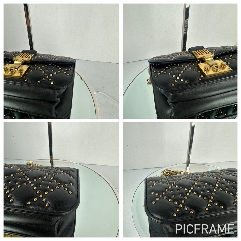 Pymt-3-DIOR LEATHER STUDDED WOC Shoulder/Crossbody Bag - Picture 10 of 10
